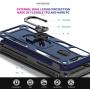 LeYi Samsung Galaxy A20/ A30 Case (Not Fit A20S) with Tempered Glass Screen Protector, [Military Grade] Magnetic Car Mount Kickstand Defender Protective Cover Phone Case for Samsung A20/ A30, Blue