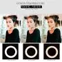 Selfie Light Ring 6.3-inch with Stand & Phone Holder,3 Light Settings Dimmable Desk LED Camera Lights for Recording Video,Makeup,YouTube,Live Streaming Selfie Light Ring 6.3-inch with Stand & Phone Holder,3 Light Settings Dimmable Desk LED Camera Lights for Recording Video,Makeup,YouTube,Live Streaming