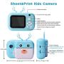 ieGeek Instant Print Kids Camera for Girls Boys Creative 24MP Digital Video Camera with Paper Film HD 1080P 2.4 Inch Color Screen Toy Selfie Mini Camera with 16GB SD Card