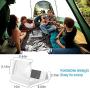 【2020 Update Version】 12 Phone Screen Magnifier with Foldable Magnetic Leather,3D Magnifier Projector Screen for Movie Video and Game Easy Collection and Compatible with Any Smartphones(White)