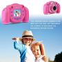 Campark Kids Camera,with 16GB Card Mini Child Camcorder with HD LCD Display for Girls Pink