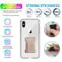 [2pc] Finger Strap Phone Holder - Ultra Thin Anti-Slip Universal Cell Phone Grips Band Holder for Back of Phone (Gold)