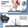 ORIbox Finger Ring Stand, Phone Ring Kickstand, Metal Grip Holder for Magnetic Car Mount Compatible with iPhone Galaxy Smartphone Accessories Black ORIbox Finger Ring Stand, Phone Ring Kickstand, Metal Grip Holder for Magnetic Car Mount Compatible with iPhone Galaxy Smartphone Accessories Black