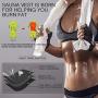 YIANNA Sweat Neoprene Sauna Suit Tank Top Vest with Adjustable Shaper Waist Trainer Belt