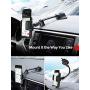 Mpow Car Phone Mount, Dashboard Windshield Car Phone Holder with Long Arm, Strong Sticky Gel Suction Cup, Anti-Shake Stabilizer Compatible iPhone 11 pro/11 pro max/XS/XR/X/8/7,Galaxy, Moto and More