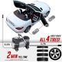 Energizer Portable Air Compressor Tire Inflator, 12V DC Air Pump for Car Tires with Auto Shut Off Function - 120 Max PSI, Preset Pressure Feature, Led Lighting, Digital LCD Display, and Carrying Case