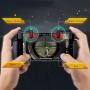 Mobile Game Controller, TraderPlus 2 Pair Sensitive Shoot and Aim Triggers Buttons for PUBG, Knives Out, Rules of Survival (Left and Right) Mobile Game Joystick Gamepad for Android iPhone
