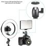 Neewer Cellphone Holder Clip Desktop Tripod Mount with Mini Ball Head Hot Shoe Adapter for 14-inch and 18-inch Ring Light and iPhone, Samsung, Huawei Smartphone Within 1.9-3.9 inches Width