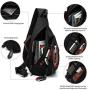Tudequ Dry Wet Separation Sling Crossbody Chest Bag Backpack Casual Daypack for Men Women Teens