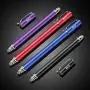Bargains Depot New 5mm High-Sensivity Fiber Tip Capacitive Stylus Dual-tip Universal Touchscreen Pen for All Tablets & Cell Phones with 8 Extra Replaceable Fiber Tips (4 Pieces, Black/Blue/Purple/Red)