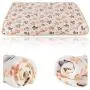 iNNEXT 2 Pack Puppy Blanket for Pet Cushion Small Dog Cat Bed Soft Warm Sleep Mat, Pet Dog Cat Puppy Kitten Soft Blanket Doggy Warm Bed Mat Paw Print