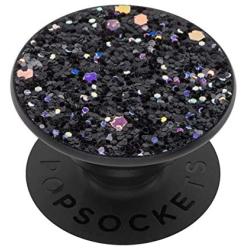 PopSockets: PopGrip with Swappable Top for Phones & Tablets - Sparkle Black