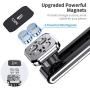 FLOVEME Magnetic Phone Holder for Car - 2020 New Upgrade Dashboard Magnetic Car Mount Compatible with iPhone 11 Pro Max XS X XR SE 6 7 8 Plus Samsung Galaxy S20 S10 Note 10 up to 6.9 inch Mobile Phone