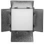 Ikan Lyra (3X) Bi-Color 3200K-5600K Soft Panel (1) 1 x 1 Studio & Field LED Lighting Kit, Includes Barn Doors, Stands and Case, Bi-Color Adjustable (LB10-3PT-KIT) - Black