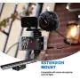 Smartphone Video Rig, Cell Phone Video Recording Kit Vlogging Stabilizer Equipment with Cardioid Microphone,Selfie LED Light, Solid Aluminum Cold Shoe Extension Bar Compatible with iPhone Smartphones