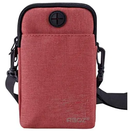 Crossbody Handbag, Agoz Pink Cell Phone Purse Wallet Sling Shoulder Bag Strap for Apple iPhone 11 PRO MAX, XS MAX XR X 8 Plus 7 6S, Galaxy S20 S10 S10e, Note 10 9 8, S9 S8 J7 A10e, Google Pixel 4 3 XL Crossbody Handbag, Agoz Pink Cell Phone Purse Wallet Sling Shoulder Bag Strap for Apple iPhone 11 PRO MAX, XS MAX XR X 8 Plus 7 6S, Galaxy S20 S10 S10e, Note 10 9 8, S9 S8 J7 A10e, Google Pixel 4 3 XL