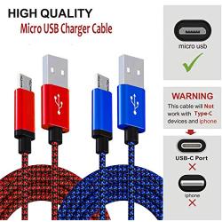 Charging Cable for Samsung Galaxy S7, 2Pack 10Ft Long Charger Cable, Android Phone Fast Charger Cord for Samsung Galaxy S7 S6 Edge,J8 J7 J3/Prime/Pro J7 V/Sky Pro/Crown Micro USB Cable