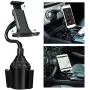 Phone Car Holder TOOVREN Cup Holder Mount Cell Phone/Tablet Cupholder Cradle with Adjustable Gooseneck for Apple iPad Pro/iPhone 11 Pro Max/X/XR/XS Max/8/7 Plus, Samsung Note 10+/s9 Plus/Google Pixel