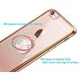 Finger Ring Stand,uCOLOR 360° Rotation Cell Phone Grip Mount Kickstand Holder for Smartphones and Tablet (Geometric Rose Marble)