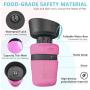 lesotc Pet Water Bottle for Dogs, Dog Water Bottle Foldable, Dog Travel Water Bottle, Dog Water Dispenser, Lightweight & Convenient for Travel BPA Free