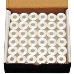 New ThreadNanny 144 White Pre-wound L-Style Plastic Bobbins for Embroidery Machines (SA155) Size L