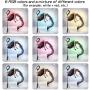 8" RGB Ring Light with Stand Tripod & Cell Phone Holder for Live Stream/Makeup, Zomei Selfie Led Ringlight for YouTube Video/Photography Compatible with iPhone, iPad, Android Smart Phone