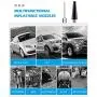 uleete Digital Tire Inflator for Car w/Auto Pump/Shut Off Feature, DC 12V Portable Air Compressor, Auto Tire Pump with LED Light, Air Pump for Car Tires, Bicycles and Other Inflatables
