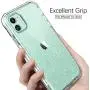 SKYLMW iPhone 11 Case 2019 6.1 inch,[Built in Screen Protector] Sparkly Bling Cover Full Body Shockproof Protective Hard Plastic TPU Phone Cases with Fashion Design for Women Girl,Clear/Silver Glitter