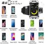 newppon 180° Rotating Armband with Waterproof Bag for Apple iPhone Xs Max XR X 8 7 6 6S Plus Galaxy S9+ S9 S8 S7 S6 Edge Note 8 Huawei P10 Mate,for Walking Jogging Biking Exercise Workout