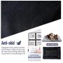 PETSGO Super Soft Crate Mats(1 in High Dog & Cat Beds for Crates-（Not Suit Chewer) Machine Wash & Dryer Friendly-Anti-Slip Pet Beds for Pets Sleeping