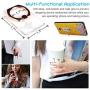 ARASO Transparent Cellphone Ring Stand Holder - 360 Degree Rotation Cell Phone Ring Holder Finger Grip for iPhone Xs, Ga;axy S9 Plus Note 9 (Round Rose Gold 4Pcs)