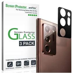 amFilm Glass Screen Protector for Samsung Galaxy Note 20 Ultra Back Camera Protector (3 Pack)