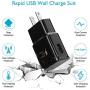 Adaptive Fast Charger Compatible Samsung Galaxy S10 S10e S9 S9 Plus S8 S8+ Note 8 Note 9,Fast Charging Wall Charger Adapter with 6.6ft Type C Charging Cable