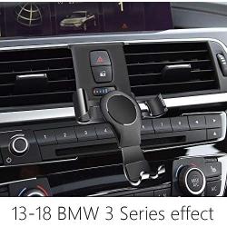 LUNQIN Car Phone Holder for BMW 3 Series Sedan 2012-2018 3GT 320i 330i BMW 4 Series 2014-2020 430i 440i F30 F32 Auto Accessories Navigation Bracket Interior Decoration Mobile Cell Phone Mount…