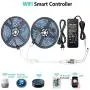 WenTop Waterproof LED Strip Lights, WiFi Wireless Smart Phone Controlled RGB LED Light Strip Kit 32.8ft(10M) 300leds LED Strip,Works with Android and iOS System,IFTTT,Google Assistant and Alexa WenTop Waterproof LED Strip Lights, WiFi Wireless Smart Phone Controlled RGB LED Light Strip Kit 32.8ft(10M) 300leds LED Strip,Works with Android and iOS System,IFTTT,Google Assistant and Alexa