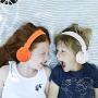 Kids Headphones, gorsun Lightweight Stereo Foldable Wired Headphones Volume Limited for Kids Adults Adjustable Headband Headset for Cellphones Smartphones iPhone Laptop Computer Mp3/4 Earphones(White)
