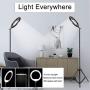 12 Ring Light Kit, LED Beauty Light with 62 Selfie Stand & Cell Phone Mount, Dimmable LED Lamp for Makeup Video Photography Vlogging Blogging Portrait