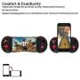 Ipega PG-9087S Wireless Game Controller, Retractable Telescopic PUBG Mobile Controller Joystick Gamepad for Android/iOS Smartphones/Tablets/Smart TV