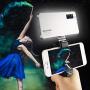 Soonpho Portable LED On-Camera Video Light,Built-in Rechargeable DC3.85 2470mAh Battery,Bi-Color 112 Beads CRI95+9W Professional Photography Lamp Continuous Output Lighting for YouTube Vlog Shooting
