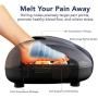 Miko Shiatsu Foot Massager With Deep-Kneading, Multi-Level Settings, And Switchable Heat Charcoal Grey