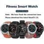 Smart Watch, Popglory Smartwatch HR, Touchscreen 1.3" Fitness Watch with Blood Pressure Monitor, IP68 Waterproof Fitness Watch, 15 Days Battery Life Compatible with Android Phones and iPhone