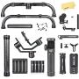 FeiyuTech Feiyu AK4000 Dual Handle Grip kit, 3-Axis Gimbal Stabilizer for Camcorder Mirrorless DSLR Digital Nikon Canon Sony Cameras, Max Payload 4.0kg (Come with a Free AFII Follow Focus servo)