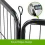fam famgizmo Heavy Duty Foldable Metal Exercise Pen & Pet Playpen Puppy Cat Exercise Fence Barrier Playpen Kennel, Outdoor & Indoor,8/16 Panels fam famgizmo Heavy Duty Foldable Metal Exercise Pen & Pet Playpen Puppy Cat Exercise Fence Barrier Playpen Kennel, Outdoor & Indoor,8/16 Panels