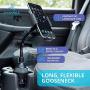 ATTAINABLE TECH Universal Car Phone Holder - Long Neck Cup Holder Phone Mount Wont Obstruct Your View While Driving - Swivel Cell Phone Car Mount for iPhone, Samsung Galaxy Note, Max & More