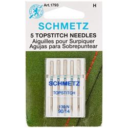 Topstitch Machine Needle-Size 90/14 5/Pkg