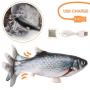 CHARMINER Flopping Fish Cat Toy, Cat Toys Fish, Cat Fish Toys for Indoor Cats, Plush Interactive Cat Toys for Cat Exercise, Cat Kitten Kitty Interactive