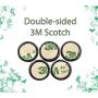 Shungite Stickers for Cell Phone for Protection EMF and WiFi 5G Devices 3M Scotch Super Sticky Set 5 Pieces