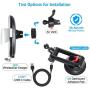 Wireless Car Charger Mount, Qi Fast Charging 15W/10W/7.5W Automatic Clamping Cell Phone Holder Air Vent Dashboard, Compatible with iPhone11, X/XR,8/8 Plus, 7/7 Plus, Samsung Galaxy S20, S9,Note10