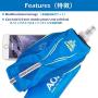 Azarxis Handheld Water Bottle and Phone Case for Running/Walking, Quick Grip Handheld Soft Flask 17oz with Hand Strap Hydration Pack for Runners and Athletes