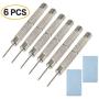 AOOHOOA Cellphones SIM Card Tray Opening Removal Tool Ejector Pin Suitable for Most Smartphone (6 PCS+2 PCS of Cleaning Cloth)